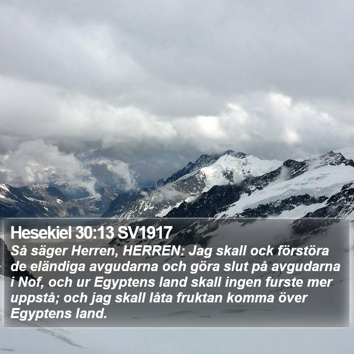 Hesekiel 30:13 SV1917 Bible Study