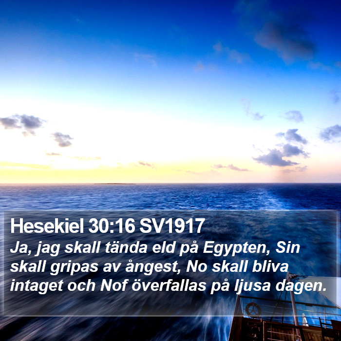 Hesekiel 30:16 SV1917 Bible Study