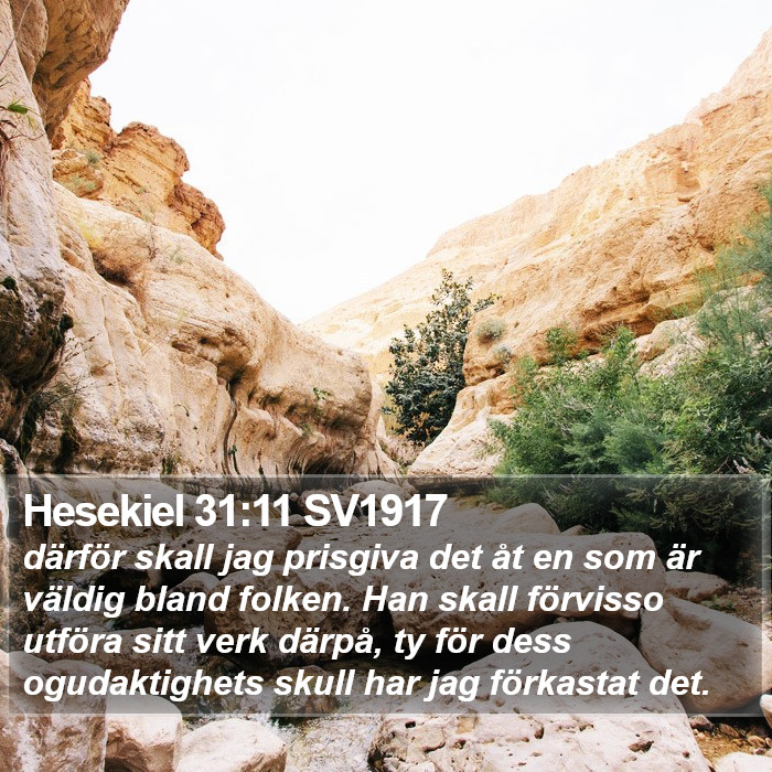 Hesekiel 31:11 SV1917 Bible Study