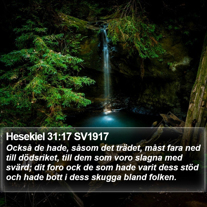 Hesekiel 31:17 SV1917 Bible Study