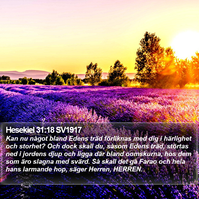 Hesekiel 31:18 SV1917 Bible Study