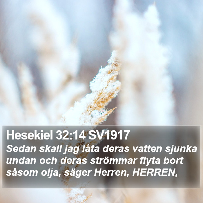 Hesekiel 32:14 SV1917 Bible Study