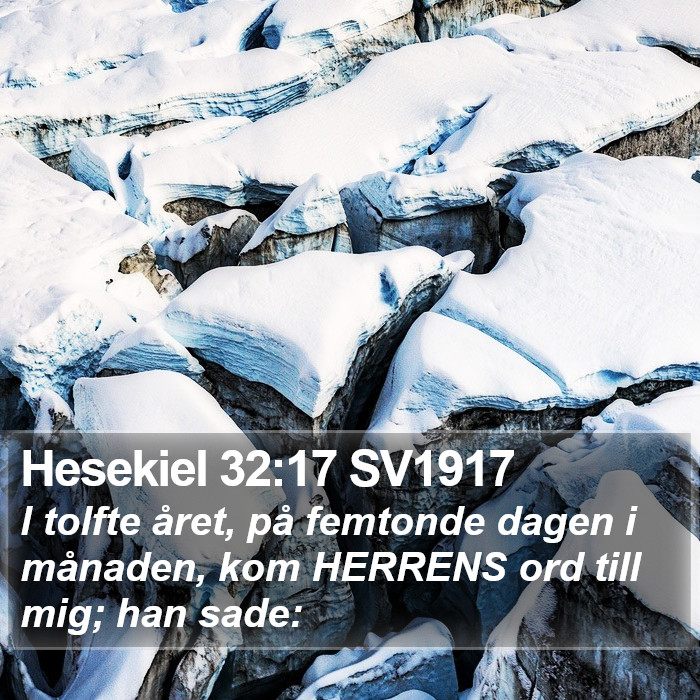 Hesekiel 32:17 SV1917 Bible Study