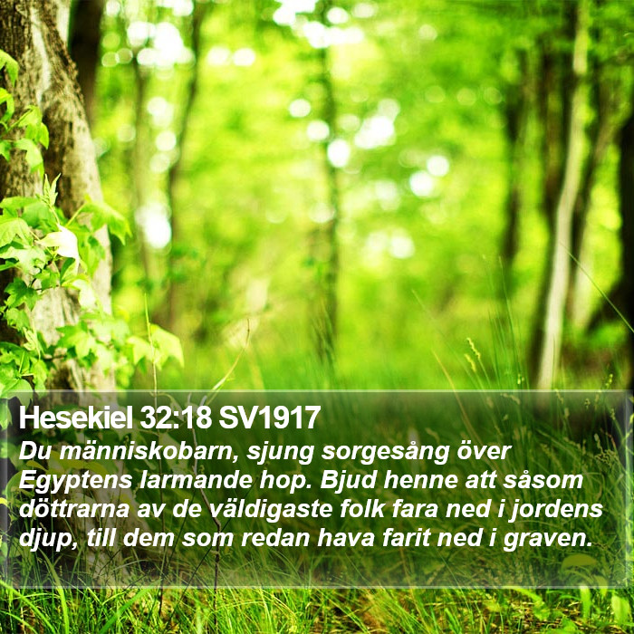 Hesekiel 32:18 SV1917 Bible Study