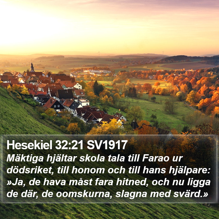 Hesekiel 32:21 SV1917 Bible Study