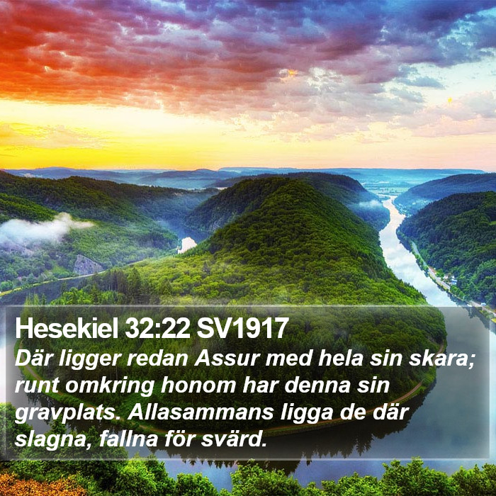 Hesekiel 32:22 SV1917 Bible Study