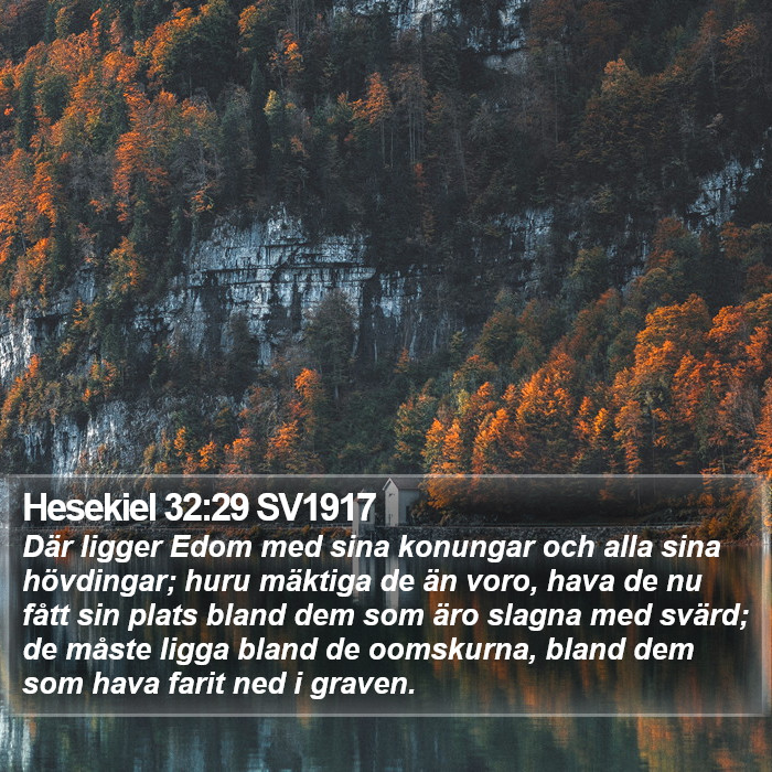 Hesekiel 32:29 SV1917 Bible Study