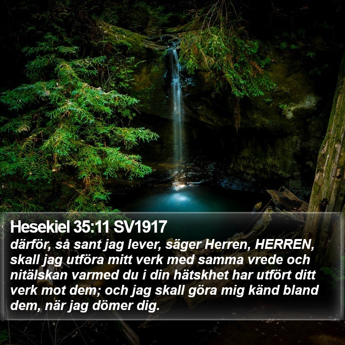 Hesekiel 35:11 SV1917 Bible Study