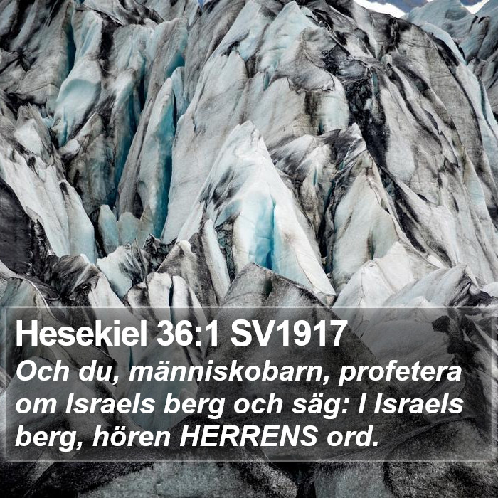 Hesekiel 36:1 SV1917 Bible Study