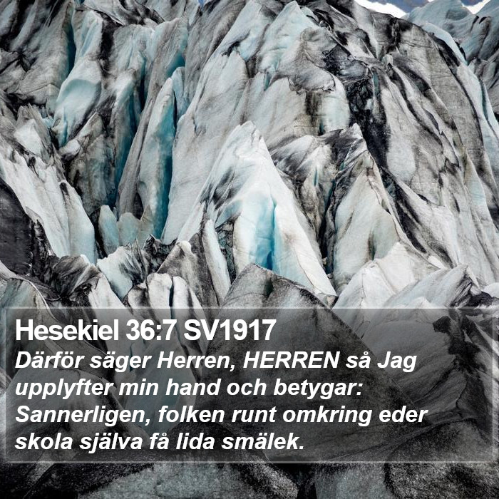 Hesekiel 36:7 SV1917 Bible Study