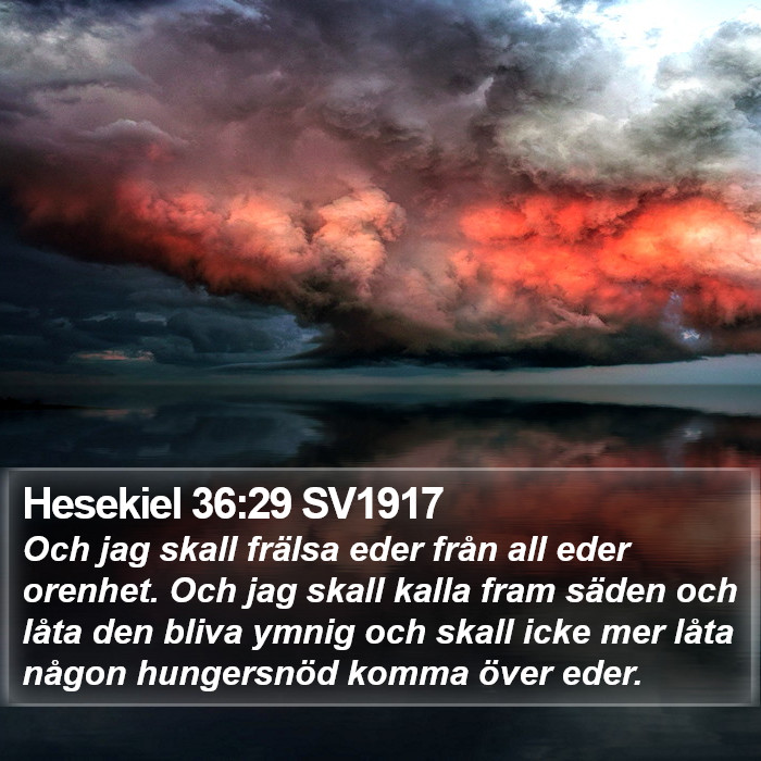 Hesekiel 36:29 SV1917 Bible Study