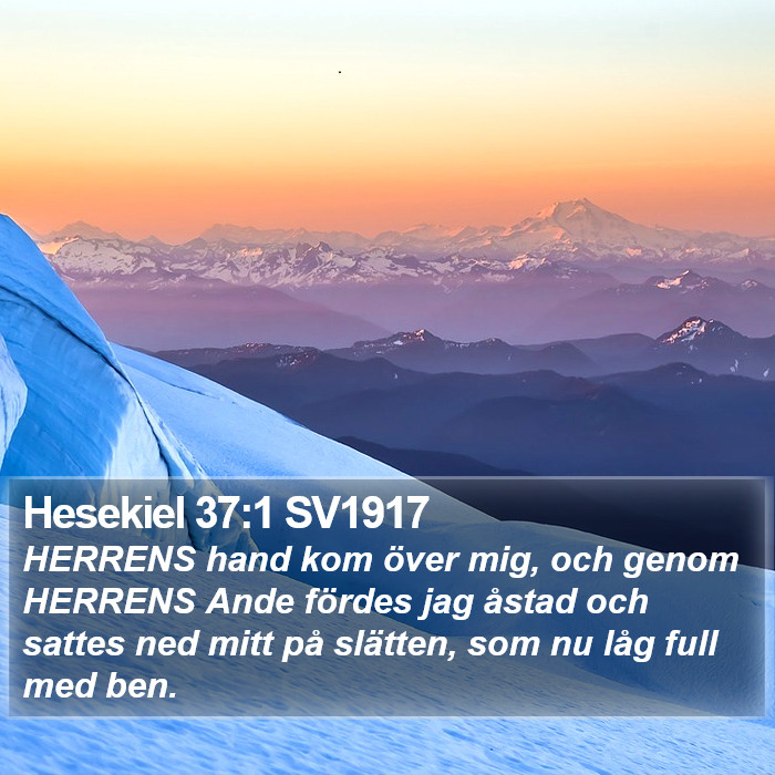 Hesekiel 37:1 SV1917 Bible Study