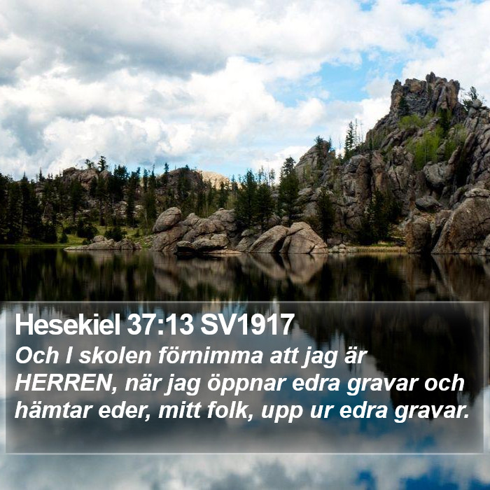 Hesekiel 37:13 SV1917 Bible Study