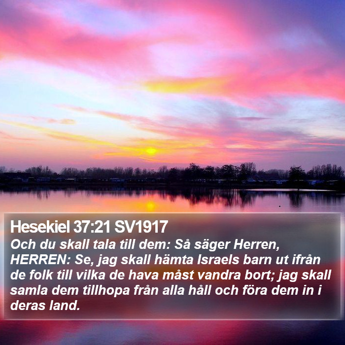 Hesekiel 37:21 SV1917 Bible Study