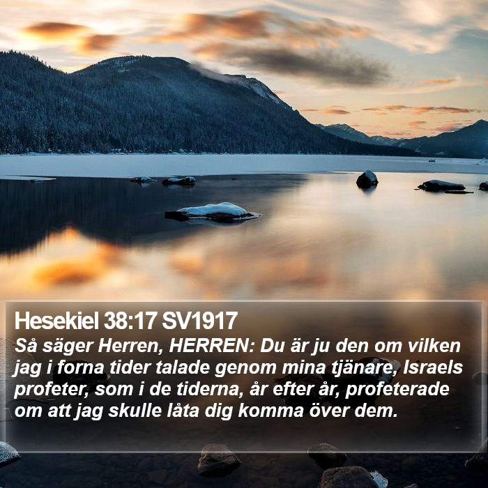 Hesekiel 38:17 SV1917 Bible Study