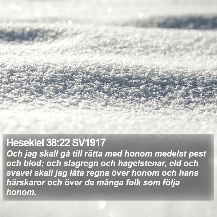 Hesekiel 38:22 SV1917 Bible Study