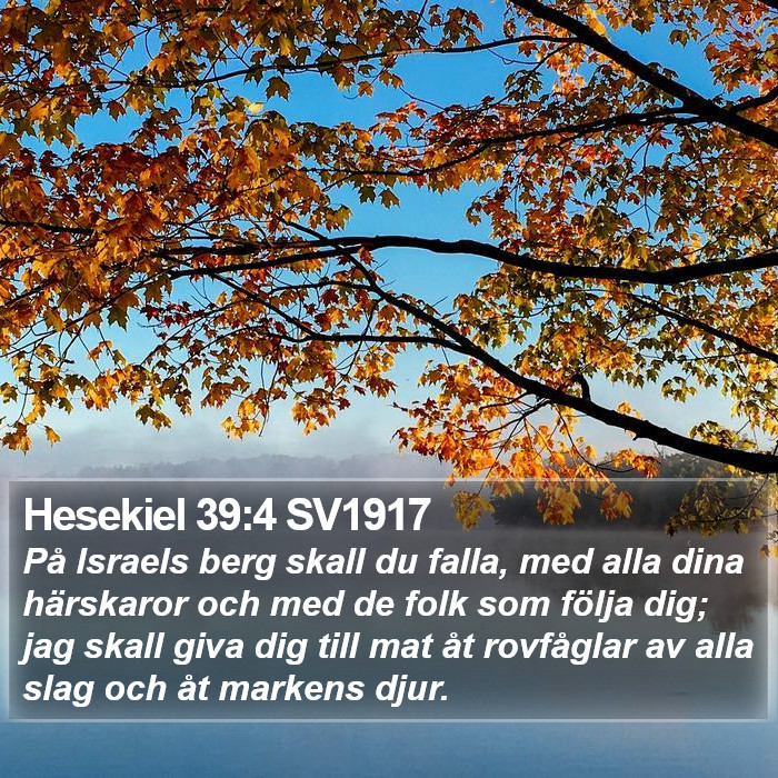 Hesekiel 39:4 SV1917 Bible Study