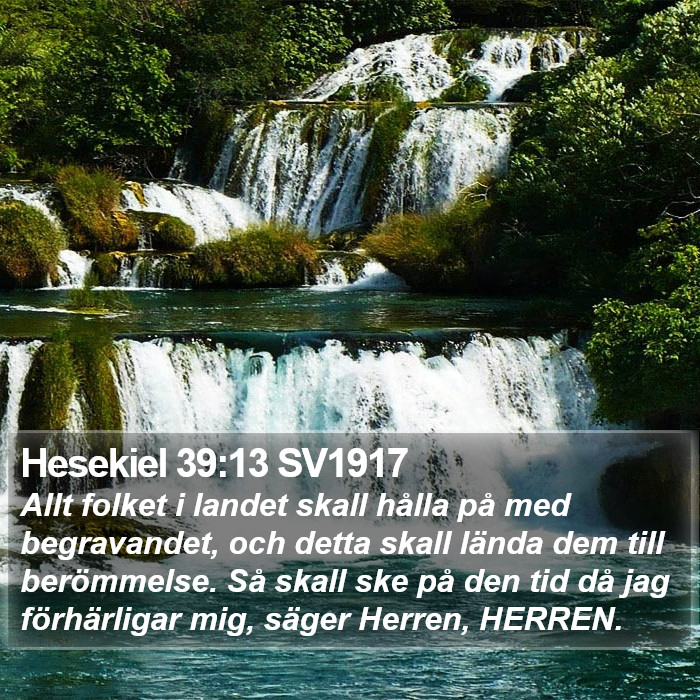 Hesekiel 39:13 SV1917 Bible Study