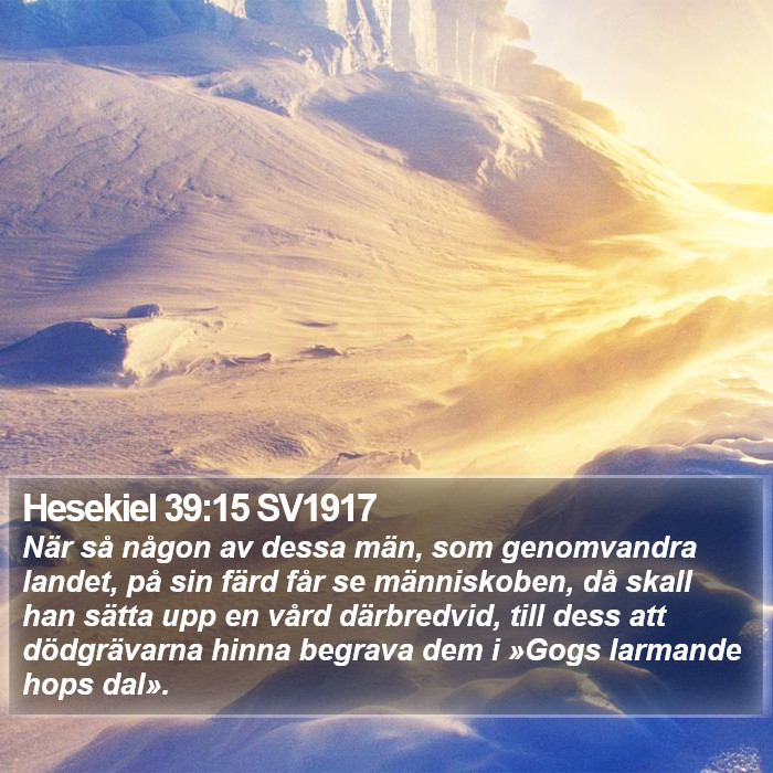 Hesekiel 39:15 SV1917 Bible Study