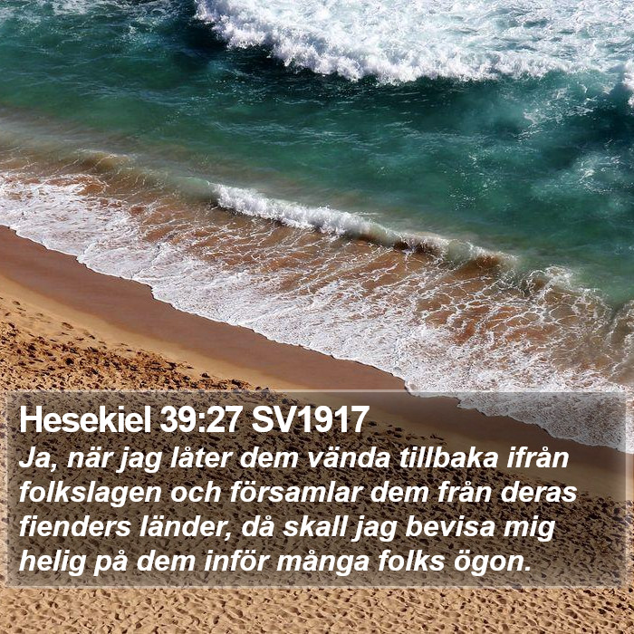 Hesekiel 39:27 SV1917 Bible Study