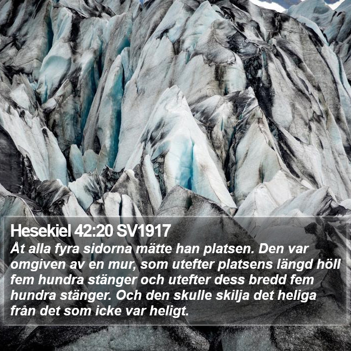 Hesekiel 42:20 SV1917 Bible Study