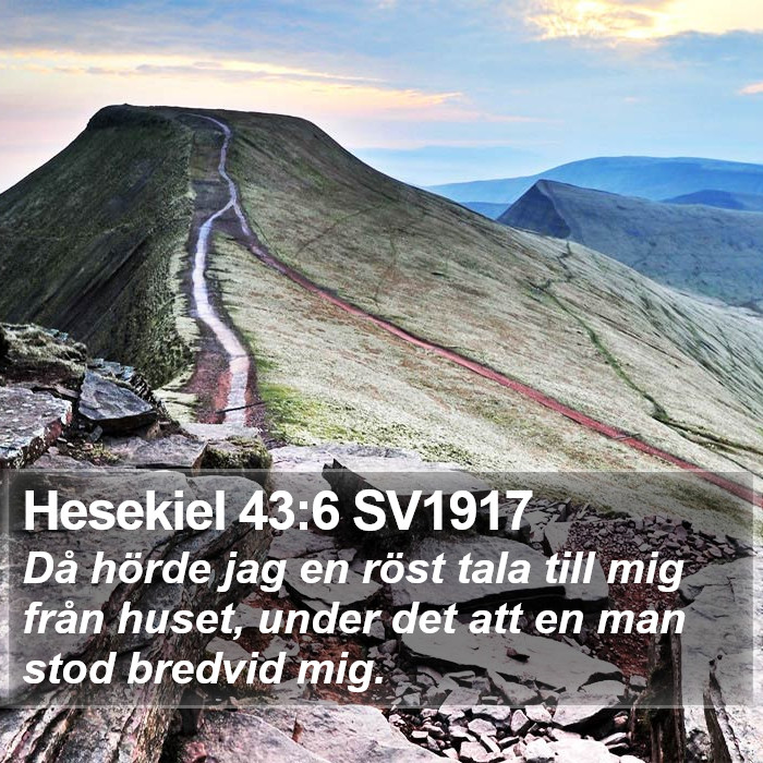 Hesekiel 43:6 SV1917 Bible Study