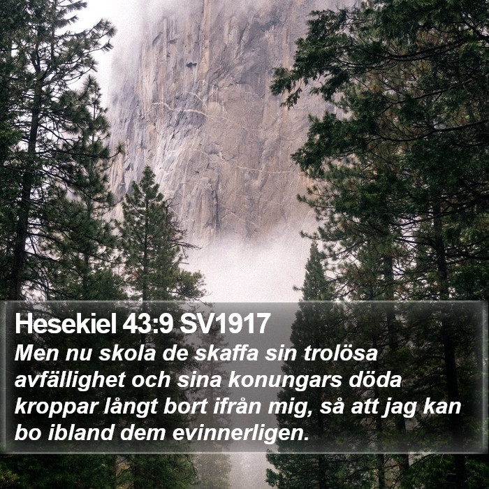 Hesekiel 43:9 SV1917 Bible Study