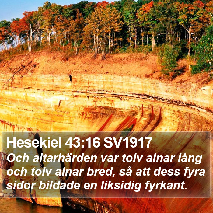 Hesekiel 43:16 SV1917 Bible Study