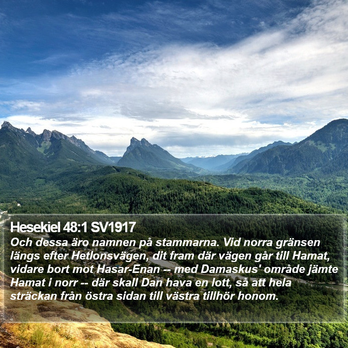 Hesekiel 48:1 SV1917 Bible Study