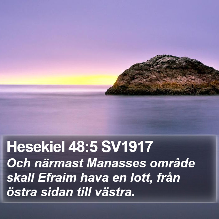 Hesekiel 48:5 SV1917 Bible Study