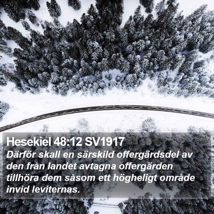 Hesekiel 48:12 SV1917 Bible Study