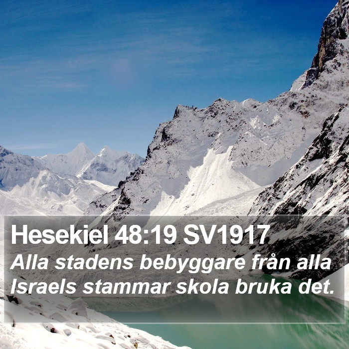 Hesekiel 48:19 SV1917 Bible Study