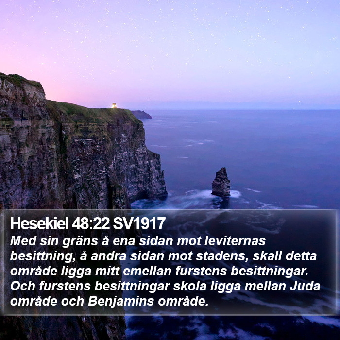 Hesekiel 48:22 SV1917 Bible Study