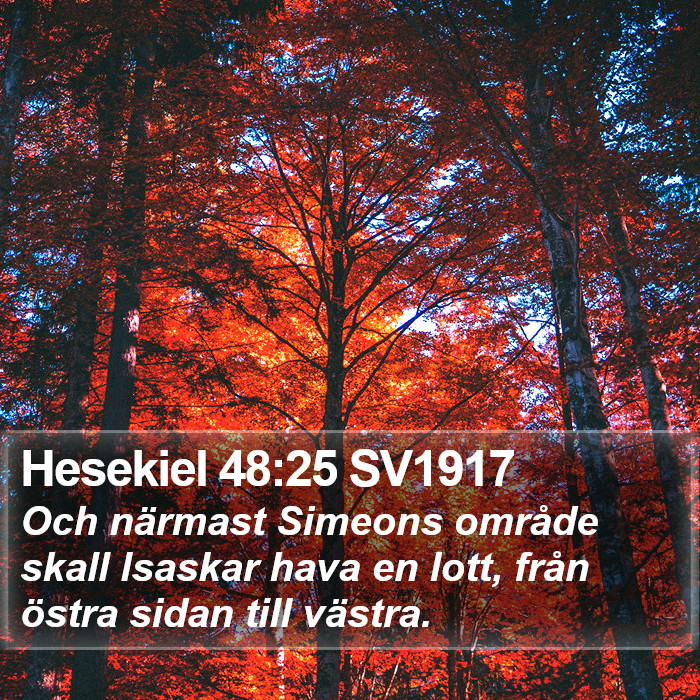 Hesekiel 48:25 SV1917 Bible Study