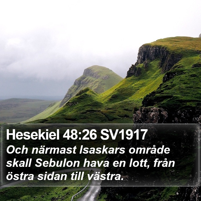 Hesekiel 48:26 SV1917 Bible Study