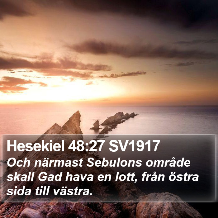 Hesekiel 48:27 SV1917 Bible Study