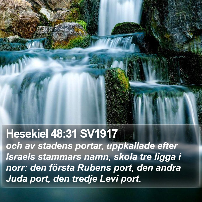 Hesekiel 48:31 SV1917 Bible Study