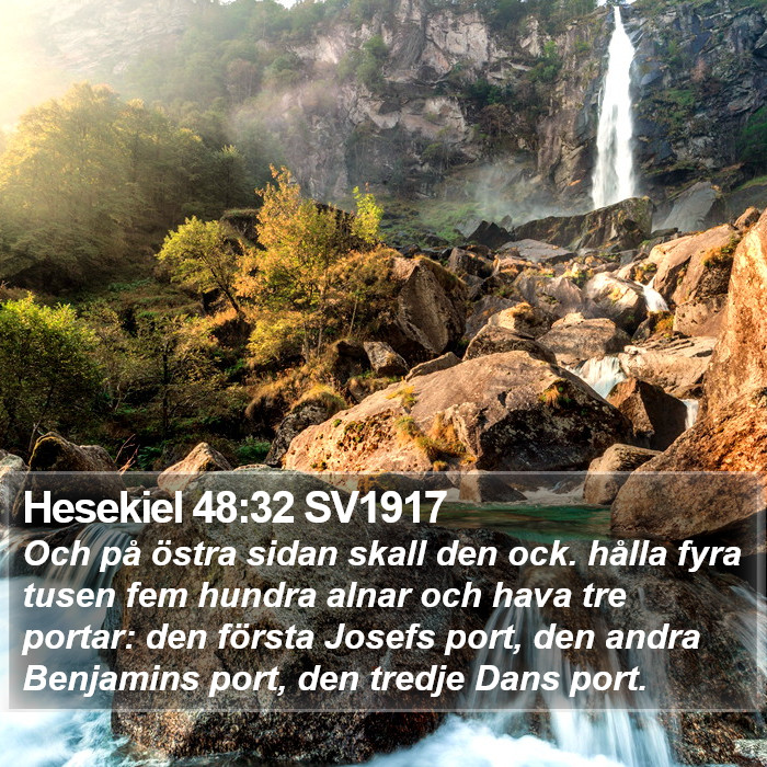 Hesekiel 48:32 SV1917 Bible Study