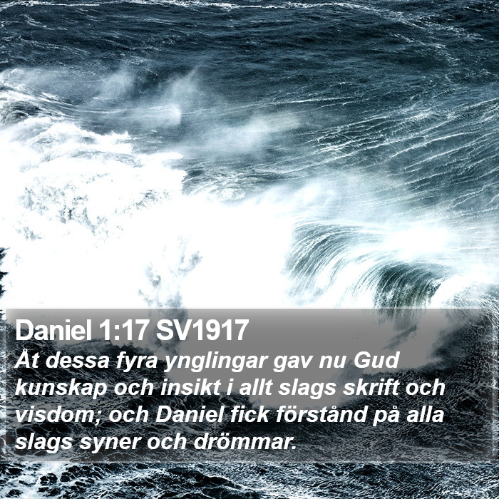 Daniel 1:17 SV1917 Bible Study