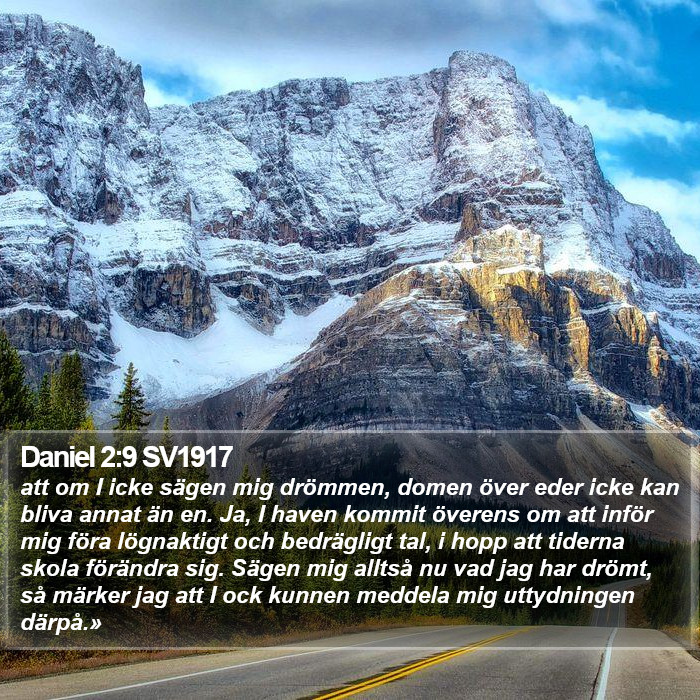 Daniel 2:9 SV1917 Bible Study