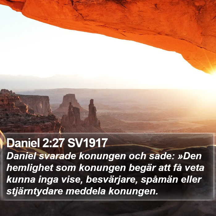 Daniel 2:27 SV1917 Bible Study