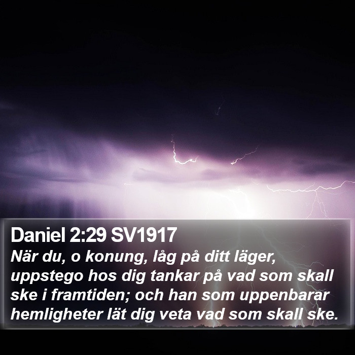 Daniel 2:29 SV1917 Bible Study