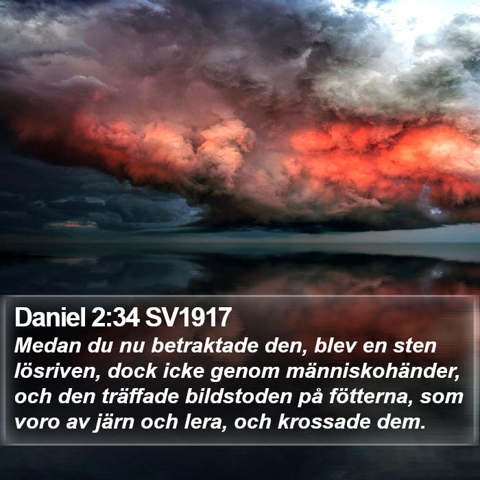 Daniel 2:34 SV1917 Bible Study
