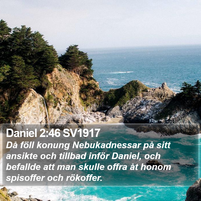 Daniel 2:46 SV1917 Bible Study