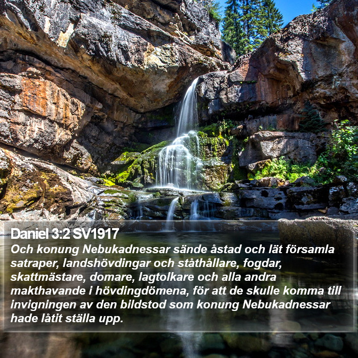 Daniel 3:2 SV1917 Bible Study