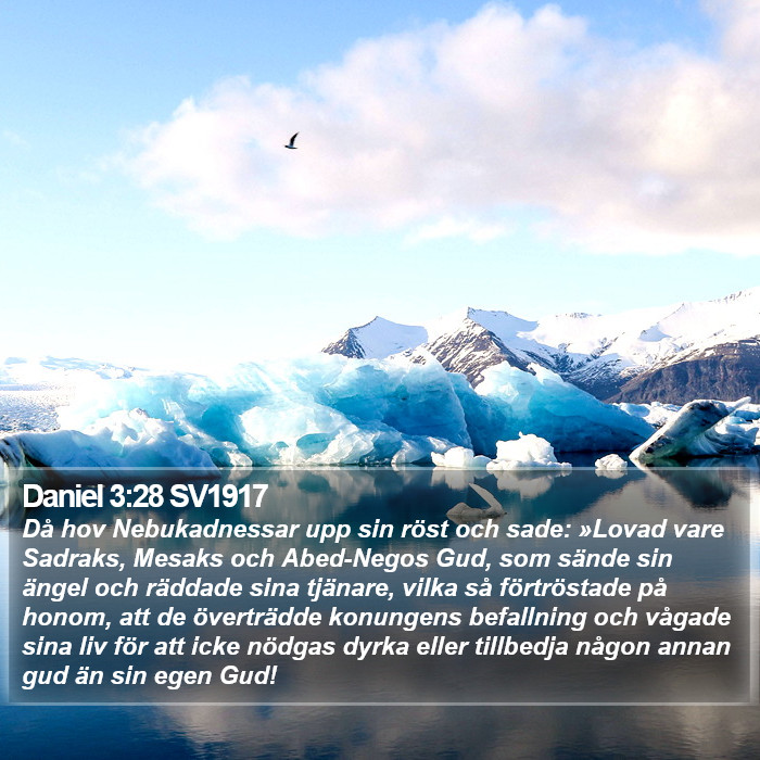 Daniel 3:28 SV1917 Bible Study