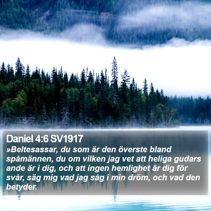 Daniel 4:6 SV1917 Bible Study