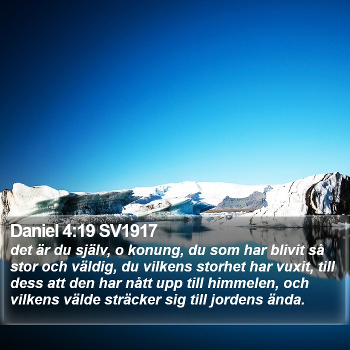 Daniel 4:19 SV1917 Bible Study