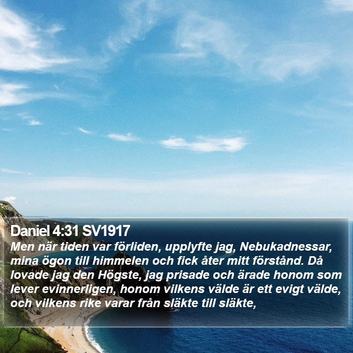 Daniel 4:31 SV1917 Bible Study