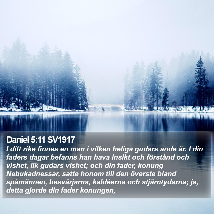 Daniel 5:11 SV1917 Bible Study